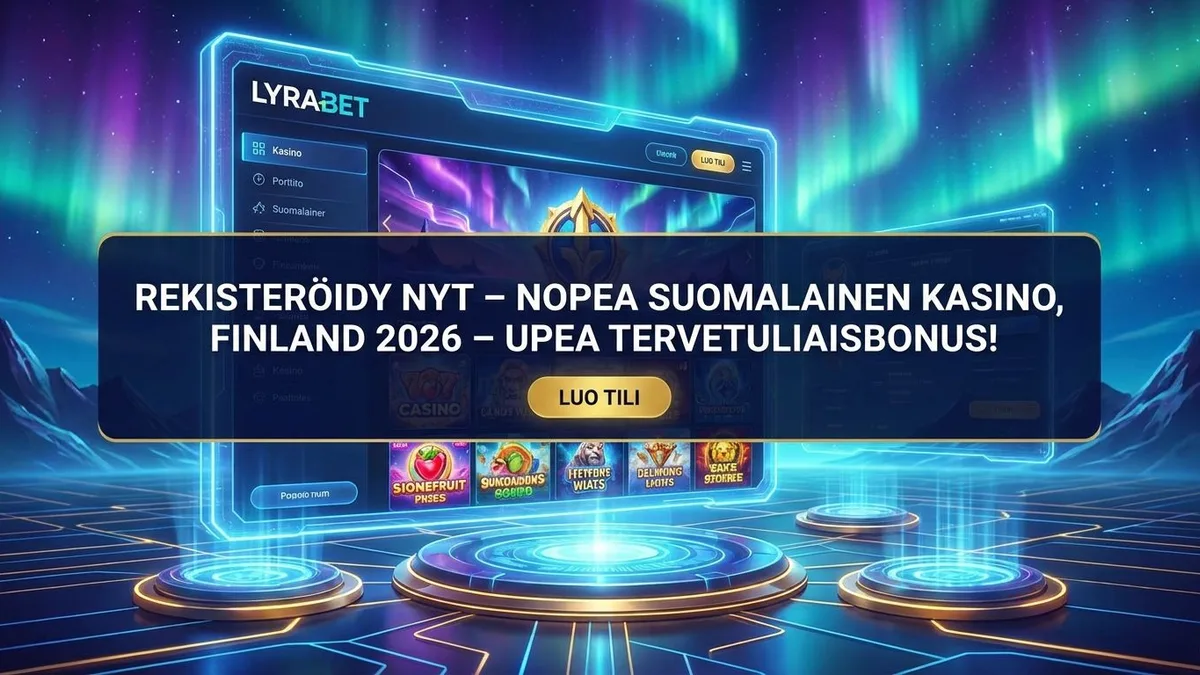 Rekisteröidy bonuksella